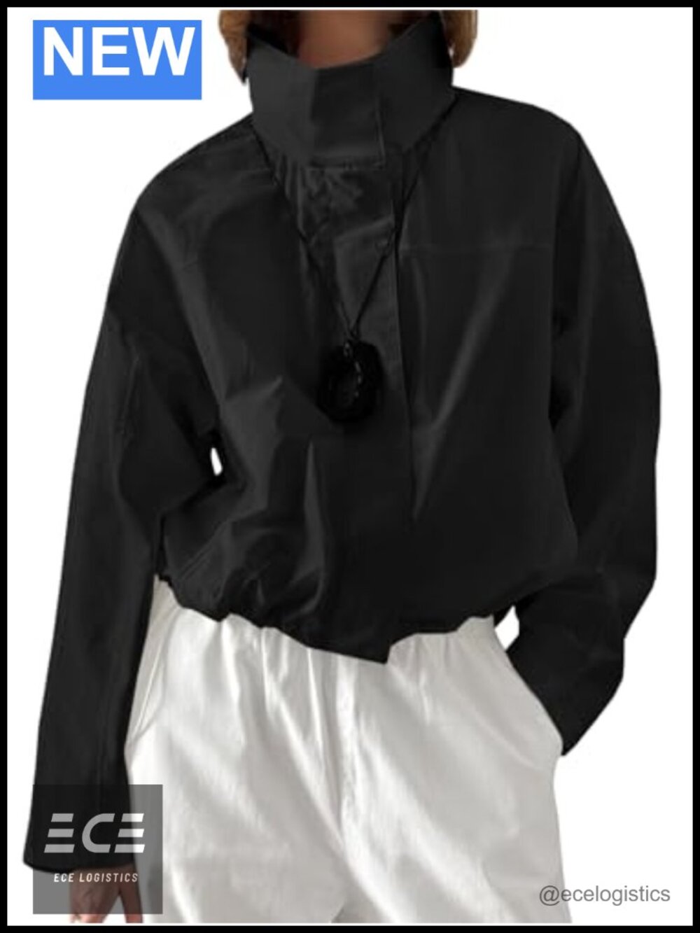 Yousify Womens Lightweight Hooded Windbreaker Casual Jacket Zip Up